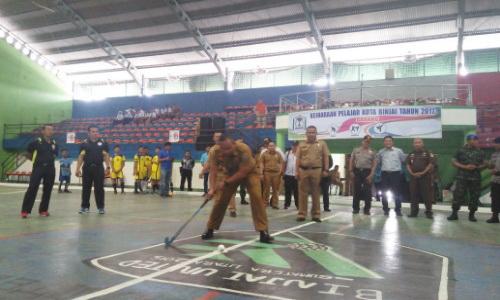 Sekdako Binjai Buka Pekan Olahraga Pelajar Kota Tahun 2017 