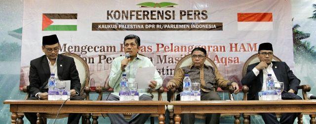 Kaukus DPR RI Untuk Palestina Kecam Kekerasan dan Penutupan Masjid Al Aqso