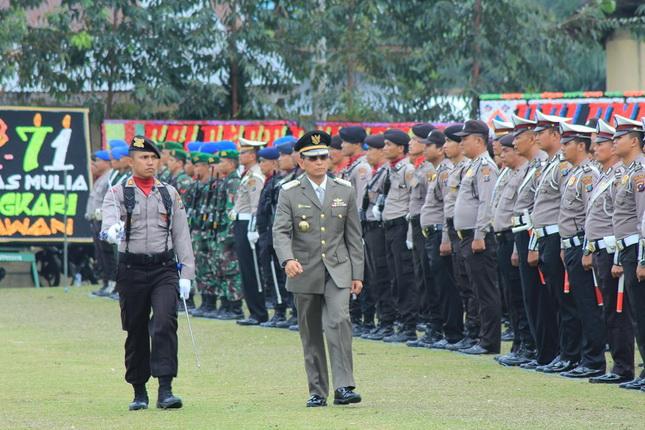 Polres Simalungun Gelar Upacara Memperingati HUT Bhayangkara ke-71
