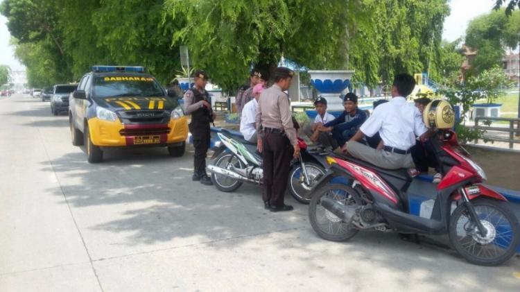 Polres Deli Serdang Patroli Gangguan Kamtibmas dan Kenakalan Remaja