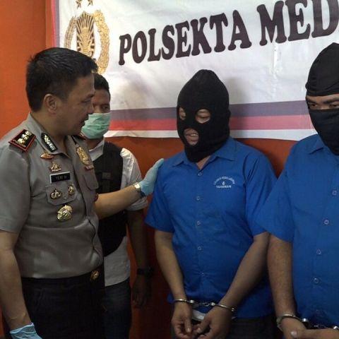 Dua Bandar Sabu Jaringan Internasional Ditangkap di Depan RSU Sari Mutiara Medan