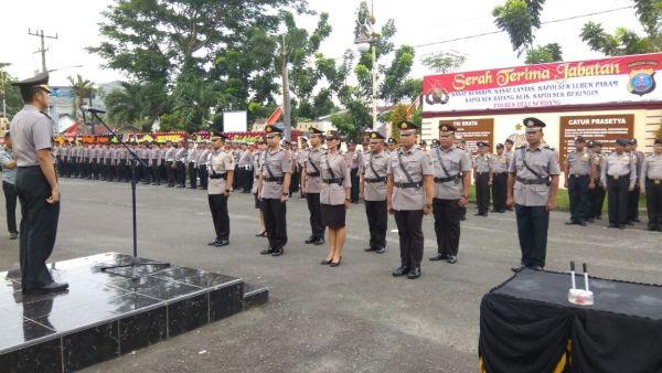 Dua Kasat dan Tiga Kapolsek Jajaran Polres Deli Serdang Dimutasi