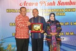 Wakil Walikota Medan Hadiri Malam Pisah Sambut Kepala Kantor Kemenkumham Sumut