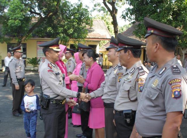 Kapolres Binjai Pimpin Upacara Korps Kenaikan Pangkat