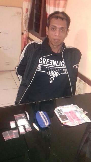 Ibrahim, Pengedar Sabu Diringkus Polsek Perdagangan 
