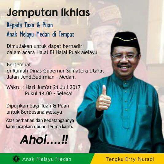 Kabiro Humas: Undangan Halal Bi Halal Atasnamakan Gubsu Ini Hoax 