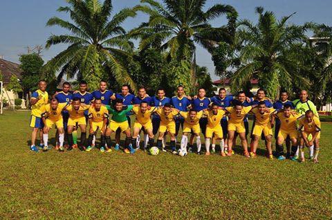 Kesebelasan Teratai Brimob Taklukan Jurnalis 3-2