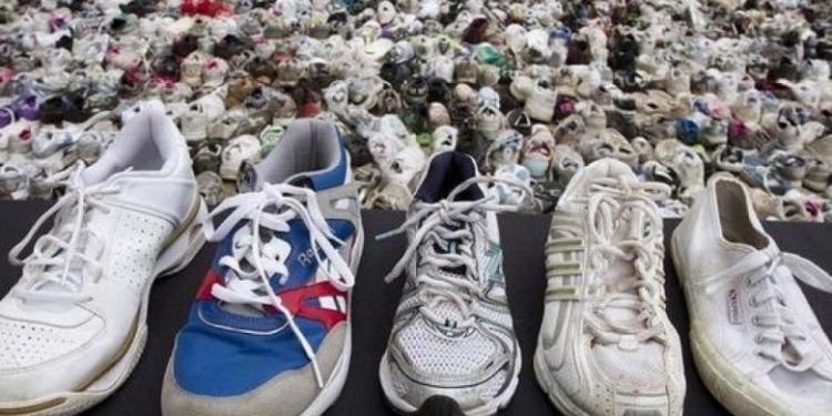 Sebanyak 2.200 Sepatu Bekas Ilegal Disita Poldasu di Jalan Denai