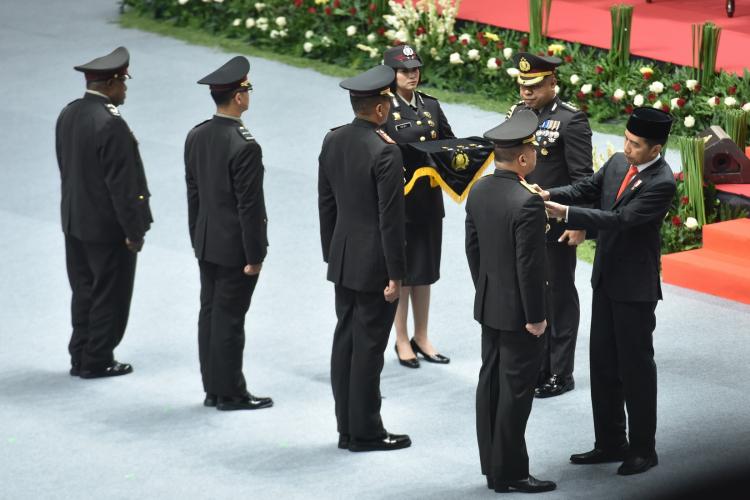 Presiden Jokowi Minta Polri Jaga Kerukunan dan Nilai-Nilai Kebinekaan