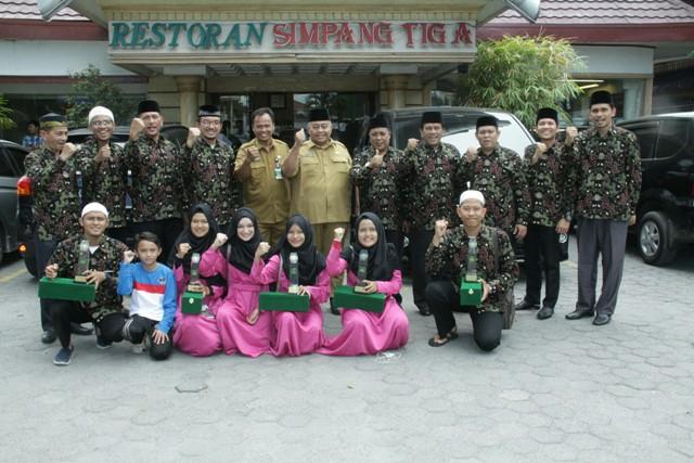 Pemprovsu Apresiasi Kafilah MTQ Asal Sumut yang Raih Juara Tingkat Nasional