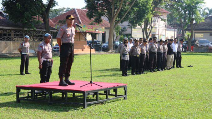 Polres Deli Serdang Gelar Apel Konsolidasi Pasca Penghitungan Suara Pilkada Serentak