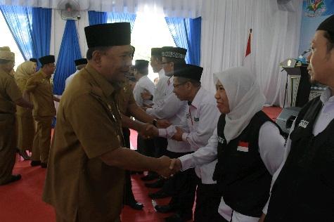 Bupati Deliserdang Buka Manasik Akbar Calon Haji