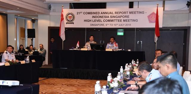 Panglima TNI dan Pangab Singapura Pimpin Sidang CARM Indosin HLC ke-21