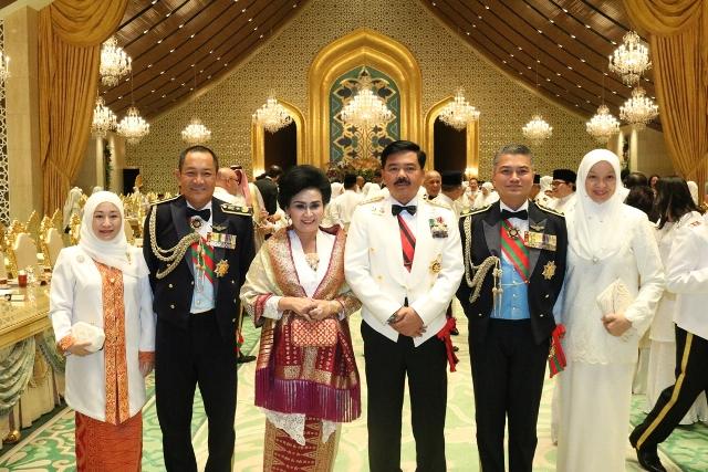 Panglima TNI Hadiri Jamuan Makan Malam di Istana Bandar Sri Begawan