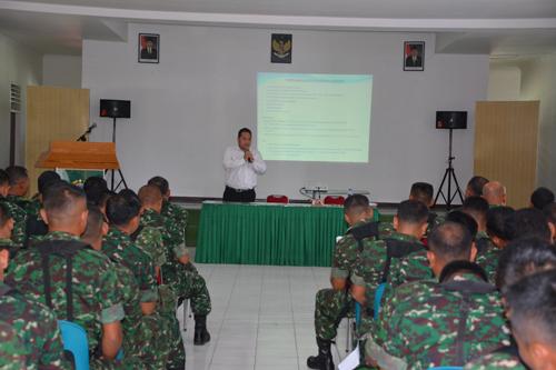 Personel Korem Terima Sosialisasi KPR BP TWP AD dari PT Mohadi