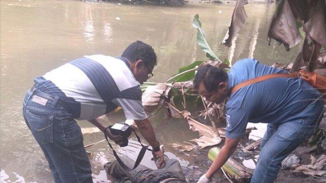 Diduga Tewas Hanyut di Sungai Deli, Kapolsek Medan Kota Minta Keluarga Jemput Mayat Mr X