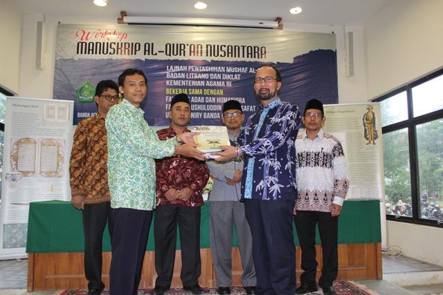 LPMQ dan UIN Ar-Raniry Gelar Workshop Manuskrip Al Quran Nusantara