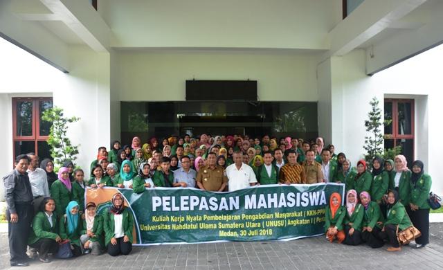 Bupati Lepas 126 Mahasiswa UNUSU KKN di Deli Serdang