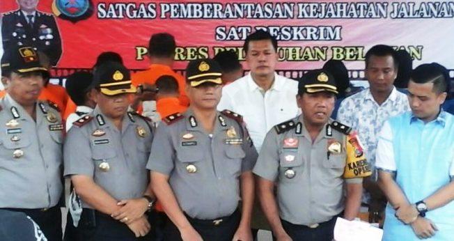 Dalam Waktu Seminggu, Polres Pelabuhan Belawan Berhasil Ungkap Kasus Kejahatan Jalanan