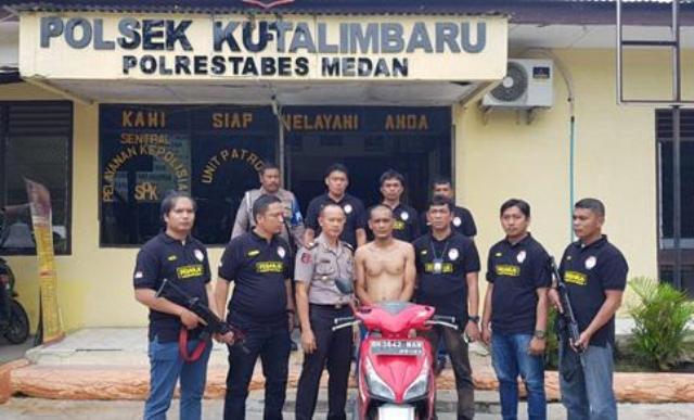 Jambret Eriawati, Irwandi Perangin-angin Diamankan Team Pegasus Polsek Kutalimbaru