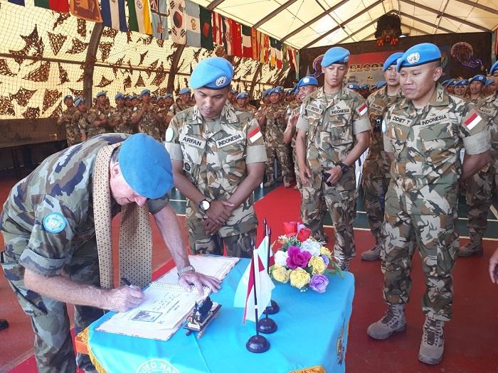 Force Commander UNIFIL Kunjungi Pasukan Garuda Indobatt