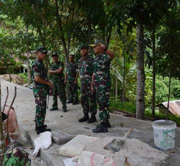 Kunjungi TMMD ke-102 di Bahsorma, Ini Pesan Danrem 022/PT kepada Para Prajurit