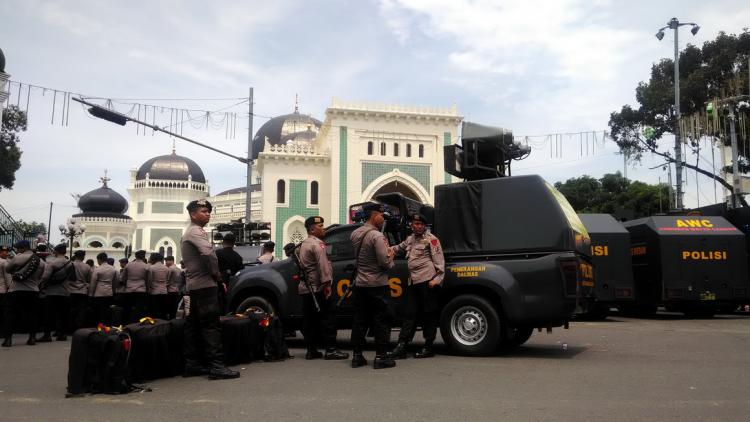 Aksi Bersama Dukung dan Ganti Presiden 2019 Berjalan Kondusif