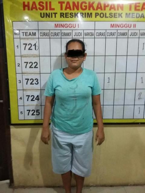Gara-gara Jualan Ini, Ibu Muda Warga Jalan Katamso Medan Maimun Terpaksa Meringkuk di Sel