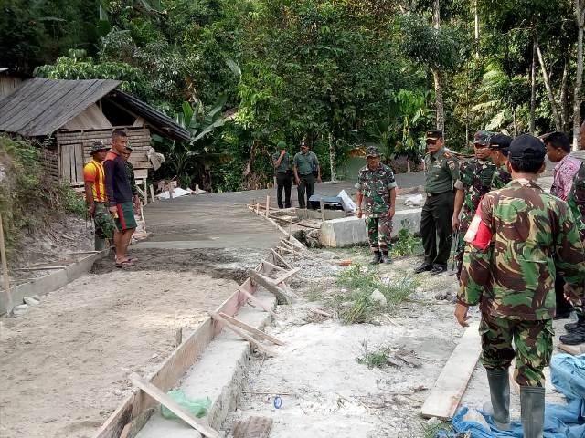 Danrem 022/PT dan Dandim 0207/Simalungun Tinjau Lokasi TMMD, Monitoring RLTH di Simalungun