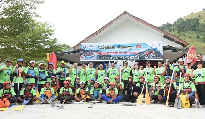 Gali Potensi Pariwisata, Pemkab Humbahas Gelar Ekspedisi Fun Rafting di Bakti Raja