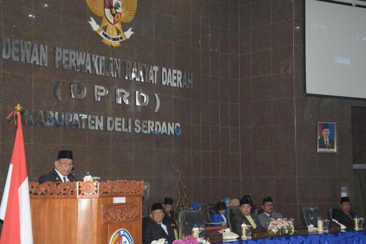 HUT Kabupaten Deli Serdang ke 73 Diperingati dengan Gelar Sidang Paripurna dan Syukuran