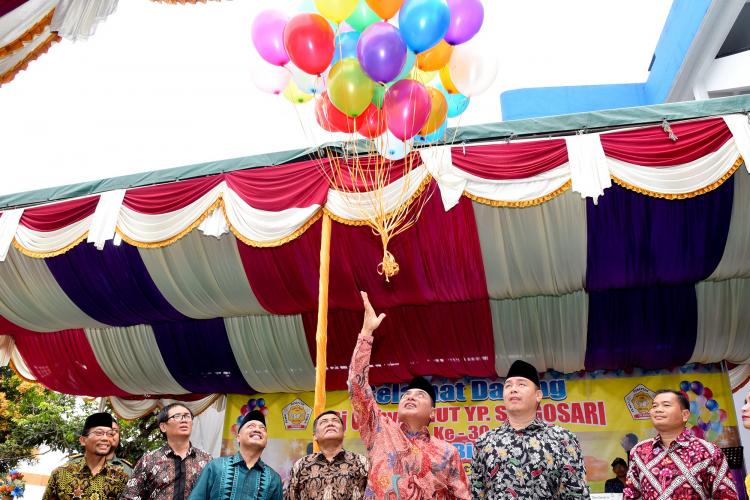 HUT YP Singosari Delitua, Gubernur Harapkan Lahir Generasi Hebat