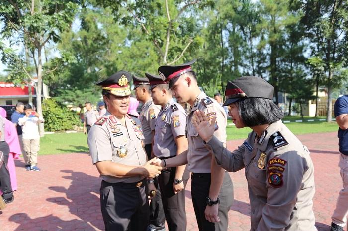 Sebanyak 1.551 Personel Poldasu Terima Kenaikan Pangkat