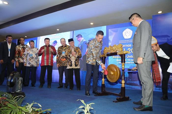 Wagub Sumut Buka Rakernas AAI di Medan, Jaga Harkat Martabat Advokat