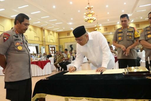 Pemko Medan dan Poldasu Jalin Kesepakatan Bantuan Pengamanan Pelaksanaan Program Prioritas Pembangunan
