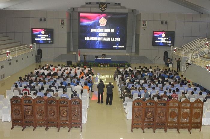 TNI Gelar Komsos dengan Organisasi Masyarakat di Koarmada I