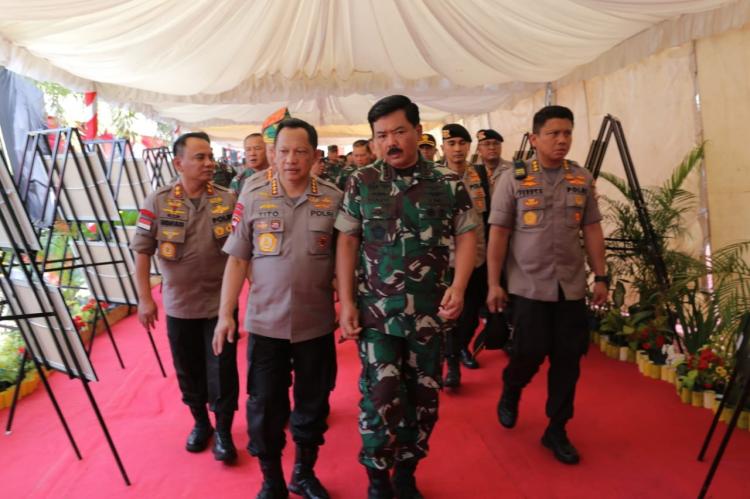Panglima TNI dan Kapolri Kunjungi Polda Kepri
