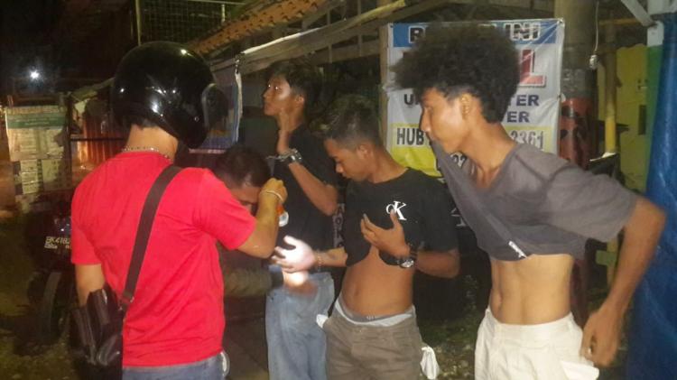 Antisipasi Kejahatan di Jalanan, Polsek Percut Gelar Razia