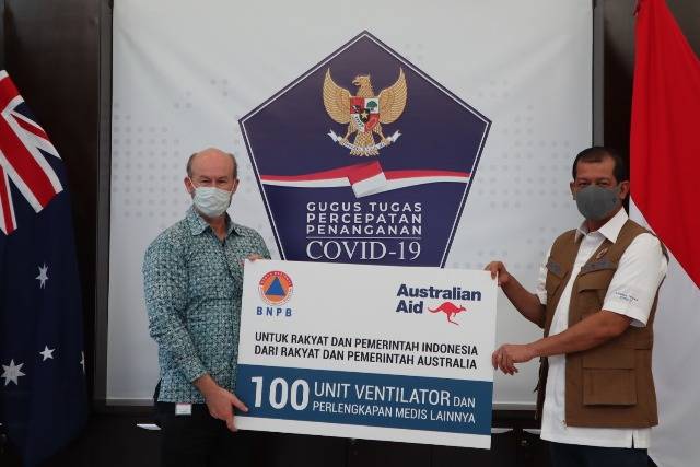 Australia Serahkan 100 Ventilator Noninvasif untuk Penanganan COVID-19 di Indonesia