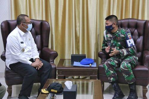 Plt Wali Kota Medan Terima Audiensi dari Dandenpom 1/5 BB