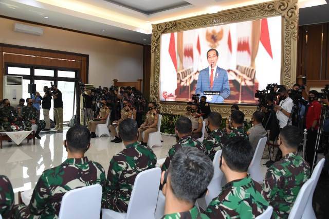 Presiden RI Buka Pelantikan Capaja TNI-Polri Tahun 2020