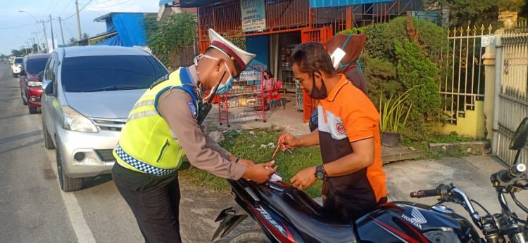 Ops Patuh Toba, Polresta Deli Serdang Berikan 290 Teguran dan 49 Tilang