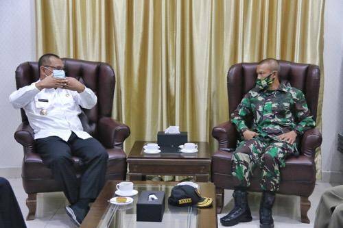 Terima Audiensi Dandim 0201/BS, Plt Wali Kota Medan Bahas Persiapan Pelaksanaan TMMD Tahun 2020