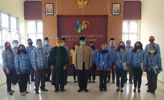 Kepala KUA Pegagan Hilir Laksanakan Tugas Rohaniawan di Pelantikan PNS di BPS Dairi