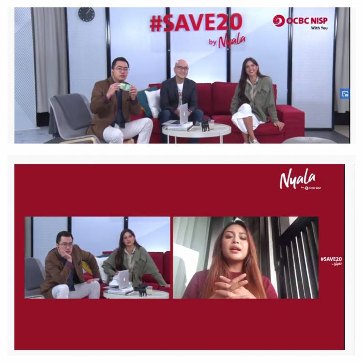 #SAVE20 by Nyala, Aurelie Hermansyah Ajak Anak Muda Nabung 20Ribu di Bank OCBC NISP
