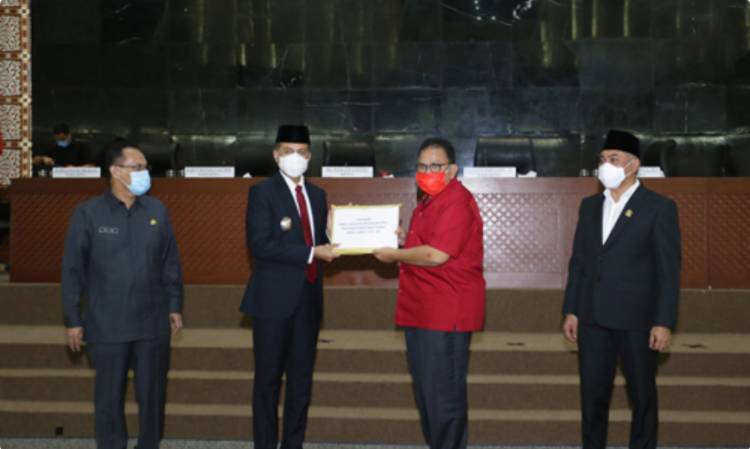 Hadiri Rapat Paripurna DPRD Sumut, Wagub Optimis Pembangunan Sumut akan Lebih Baik ke Depan