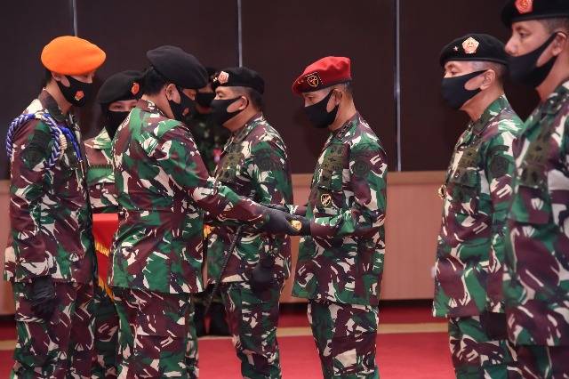 Panglima TNI Pimpin Sertijab Strategis di Lingkungan Mabes TNI