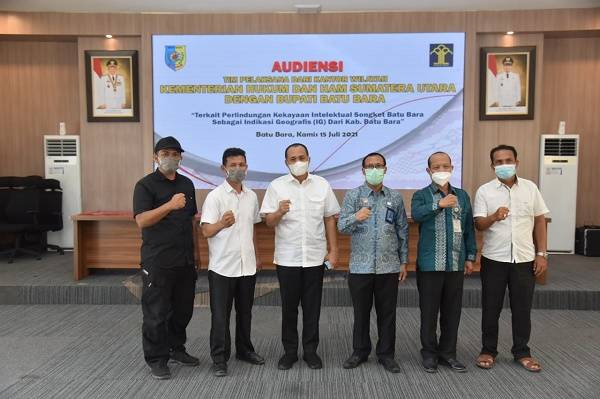 Upayakan Hak Paten Kain Songket, Bupati Batu Bara Gelar Audiensi dengan Kemenkumham
