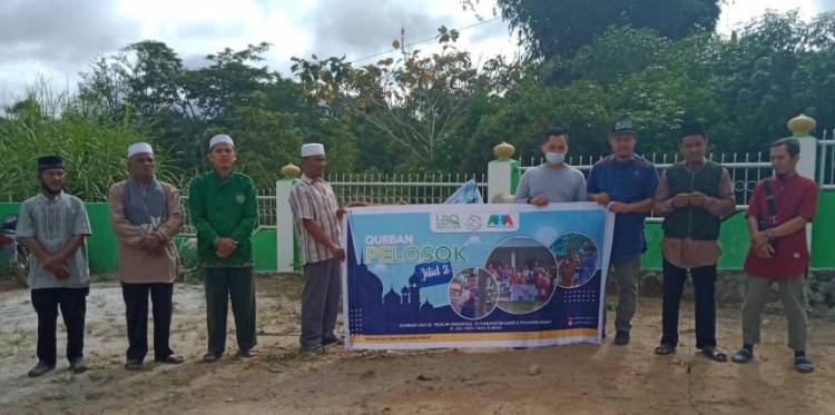 Kepala KUA Pegagan Hilir Berikan Program Qurban untuk Daerah Pelosok dan Minoritas