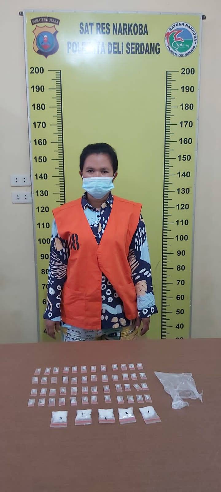  Bawa Sabu, IRT Diringkus Personil Sat Res Narkoba Polresta Deli Serdang